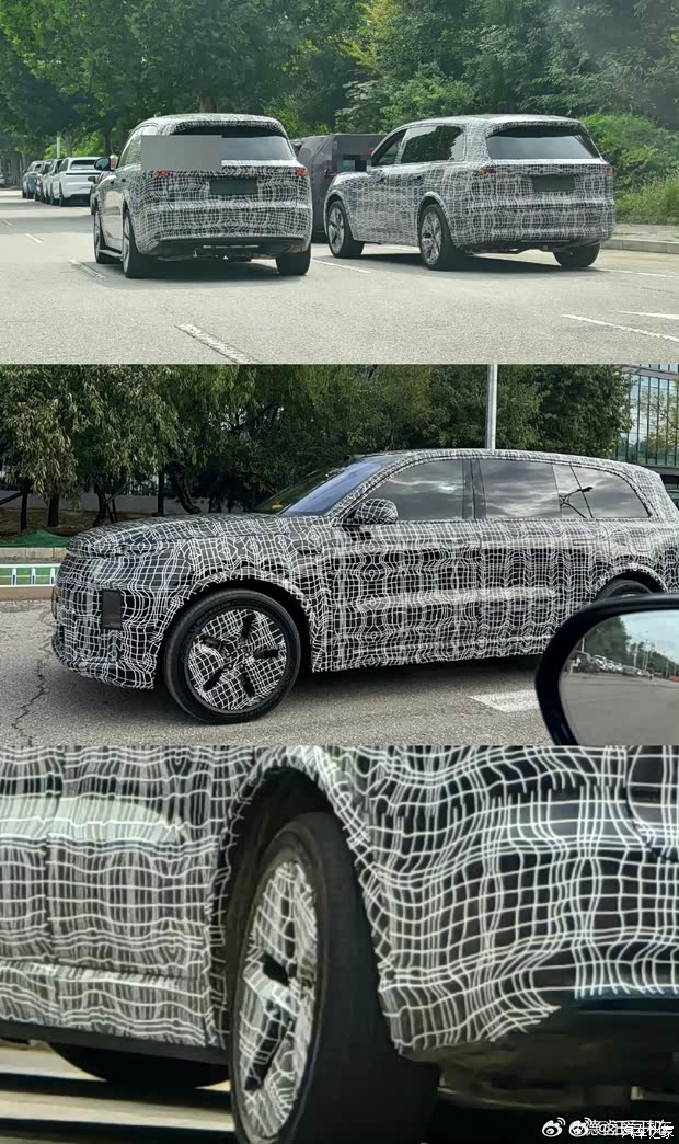 或将配备后轮转向/换装大电池包 疑似新款理想L9路试谍照曝光